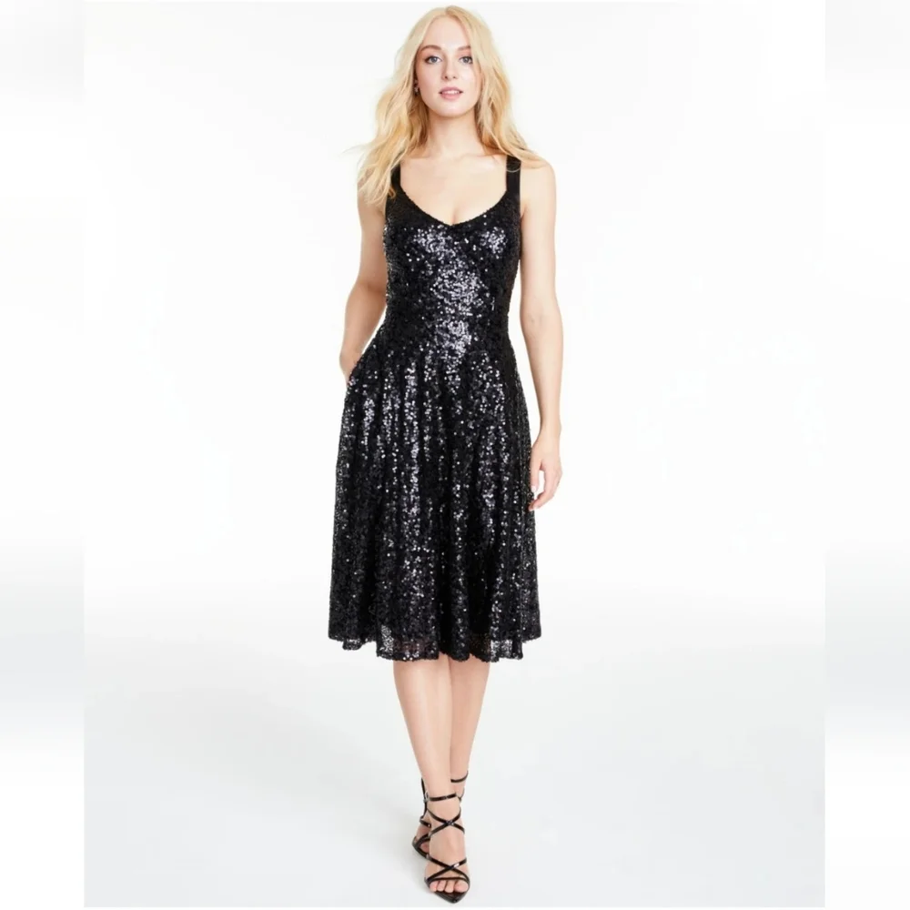 fit and flare dress below knee HOT ! Maxi Dress Black Fit And Flare Dress Knee Length Black Knee Length Dresses Banana Republic Factory